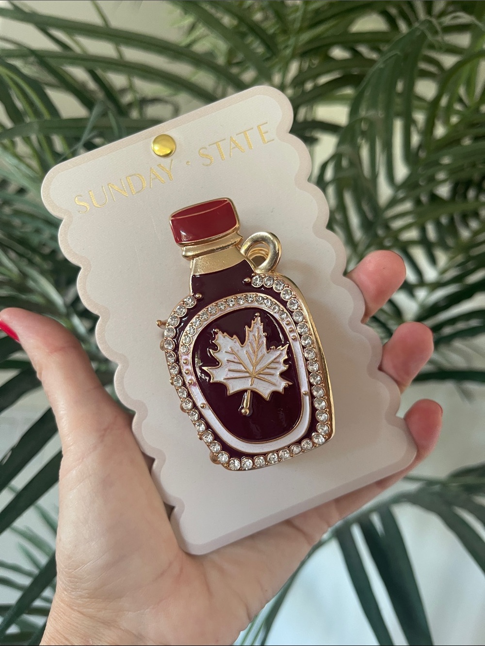 ENAMEL HAIR CLIP